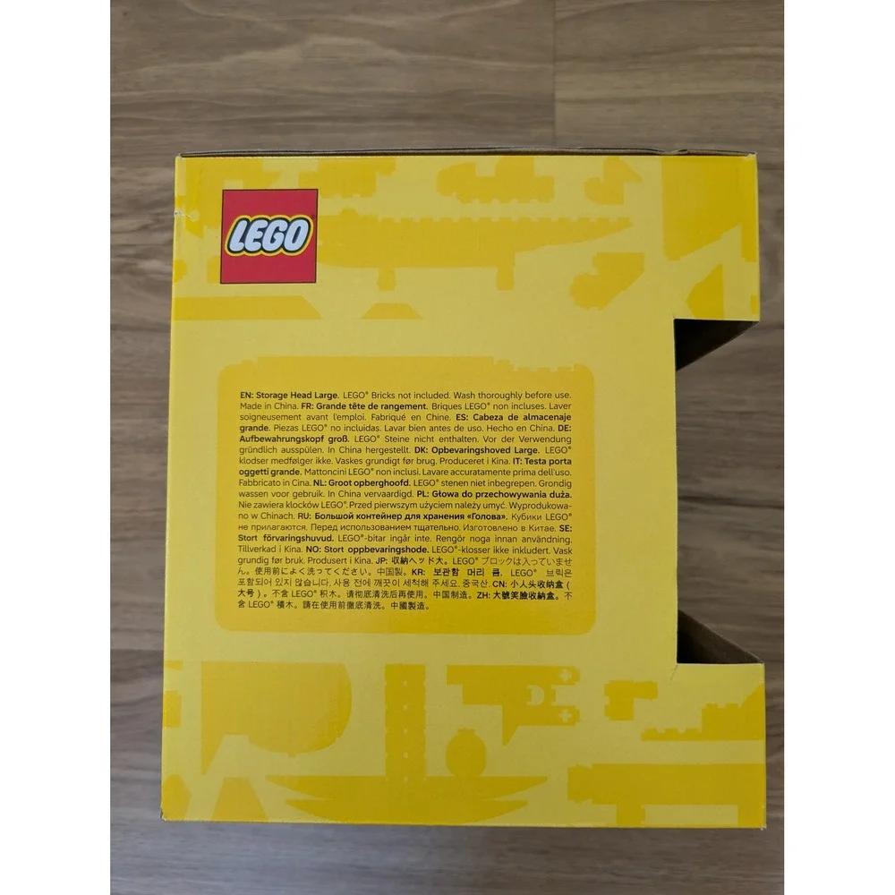 LEGO Storage Head Stackable Large Skeleton Halloween White Skull 4032 New